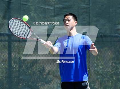 Thumbnail 1 in Davis vs. Dougherty Valley (CIF NorCal Regional Tennis Championships) photogallery.