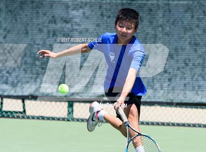 Thumbnail 1 in Davis vs. Dougherty Valley (CIF NorCal Regional Tennis Championships) photogallery.