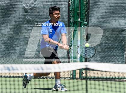 Thumbnail 1 in Davis vs. Dougherty Valley (CIF NorCal Regional Tennis Championships) photogallery.