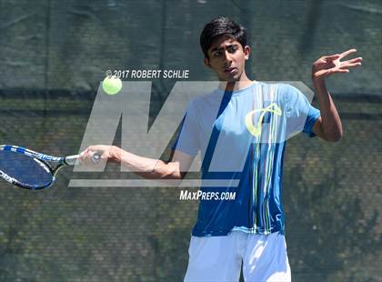 Thumbnail 1 in Davis vs. Dougherty Valley (CIF NorCal Regional Tennis Championships) photogallery.
