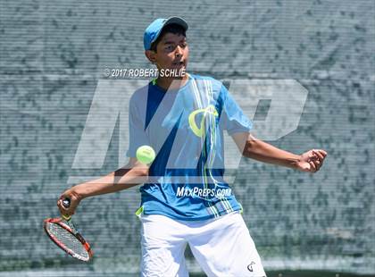 Thumbnail 1 in Davis vs. Dougherty Valley (CIF NorCal Regional Tennis Championships) photogallery.