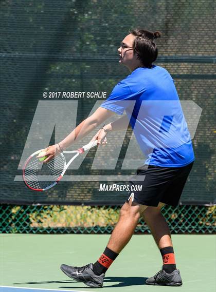 Thumbnail 1 in Davis vs. Dougherty Valley (CIF NorCal Regional Tennis Championships) photogallery.