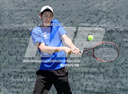 Thumbnail 1 in Davis vs. Dougherty Valley (CIF NorCal Regional Tennis Championships) photogallery.