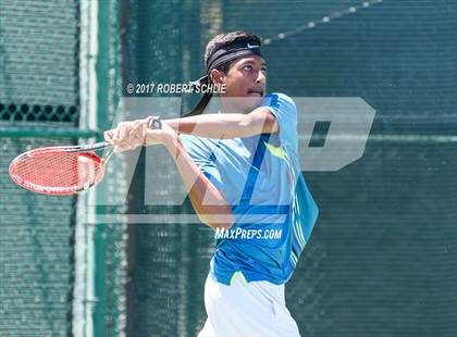 Thumbnail 1 in Davis vs. Dougherty Valley (CIF NorCal Regional Tennis Championships) photogallery.