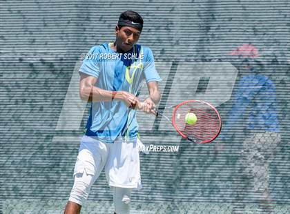 Thumbnail 3 in Davis vs. Dougherty Valley (CIF NorCal Regional Tennis Championships) photogallery.