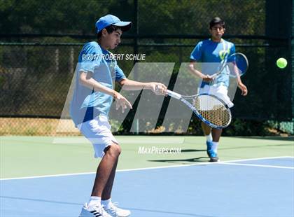 Thumbnail 1 in Davis vs. Dougherty Valley (CIF NorCal Regional Tennis Championships) photogallery.