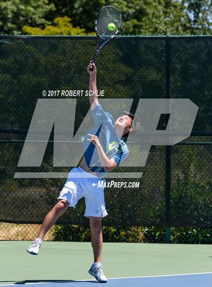 Thumbnail 2 in Davis vs. Dougherty Valley (CIF NorCal Regional Tennis Championships) photogallery.