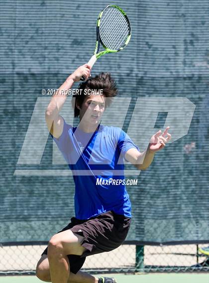Thumbnail 1 in Davis vs. Dougherty Valley (CIF NorCal Regional Tennis Championships) photogallery.