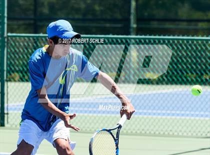 Thumbnail 2 in Davis vs. Dougherty Valley (CIF NorCal Regional Tennis Championships) photogallery.