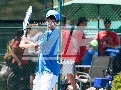 Thumbnail 1 in Davis vs. Dougherty Valley (CIF NorCal Regional Tennis Championships) photogallery.