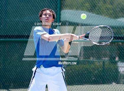 Thumbnail 1 in Davis vs. Dougherty Valley (CIF NorCal Regional Tennis Championships) photogallery.