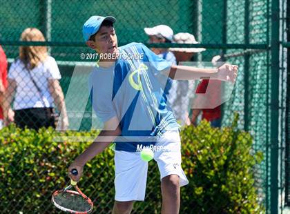 Thumbnail 3 in Davis vs. Dougherty Valley (CIF NorCal Regional Tennis Championships) photogallery.