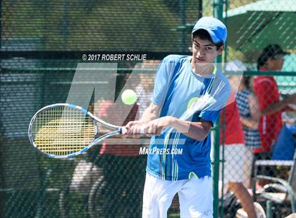 Thumbnail 3 in Davis vs. Dougherty Valley (CIF NorCal Regional Tennis Championships) photogallery.