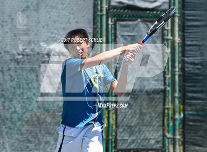 Thumbnail 1 in Davis vs. Dougherty Valley (CIF NorCal Regional Tennis Championships) photogallery.