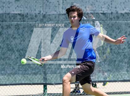 Thumbnail 2 in Davis vs. Dougherty Valley (CIF NorCal Regional Tennis Championships) photogallery.