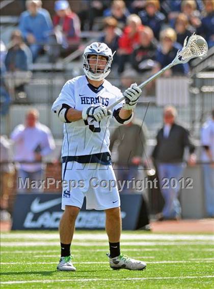 Thumbnail 2 in St. Augustine Prep vs. La Salle College (Checking for Cancer Invitational) photogallery.