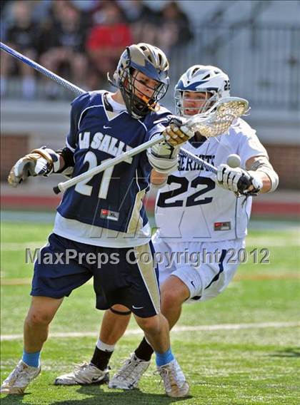 Thumbnail 2 in St. Augustine Prep vs. La Salle College (Checking for Cancer Invitational) photogallery.