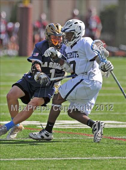Thumbnail 3 in St. Augustine Prep vs. La Salle College (Checking for Cancer Invitational) photogallery.