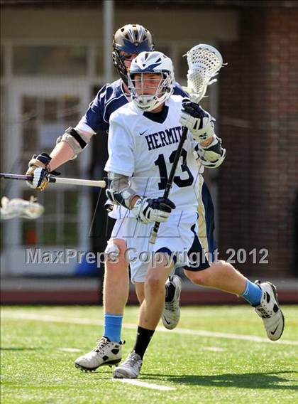 Thumbnail 3 in St. Augustine Prep vs. La Salle College (Checking for Cancer Invitational) photogallery.