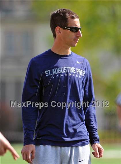 Thumbnail 1 in St. Augustine Prep vs. La Salle College (Checking for Cancer Invitational) photogallery.