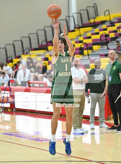 Thumbnail 3 in Santa Barbara vs. Chaparral (Hoophall West Invitational) photogallery.