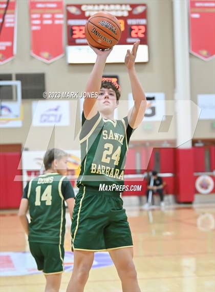 Thumbnail 1 in Santa Barbara vs. Chaparral (Hoophall West Invitational) photogallery.