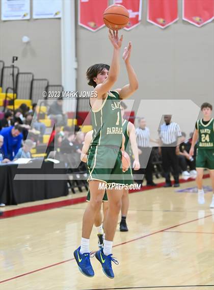 Thumbnail 3 in Santa Barbara vs. Chaparral (Hoophall West Invitational) photogallery.