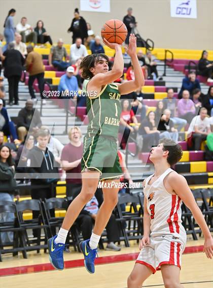 Thumbnail 3 in Santa Barbara vs. Chaparral (Hoophall West Invitational) photogallery.