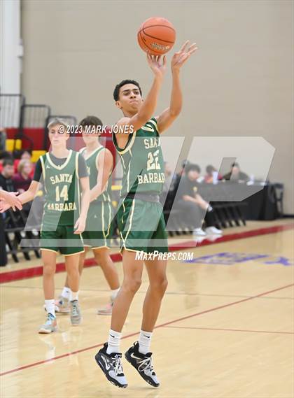 Thumbnail 1 in Santa Barbara vs. Chaparral (Hoophall West Invitational) photogallery.