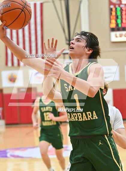 Thumbnail 2 in Santa Barbara vs. Chaparral (Hoophall West Invitational) photogallery.