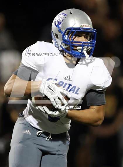 Thumbnail 3 in Capital Christian @ Bishop O'Dowd (CIF NorCal Regional Division 5-AA Final) photogallery.