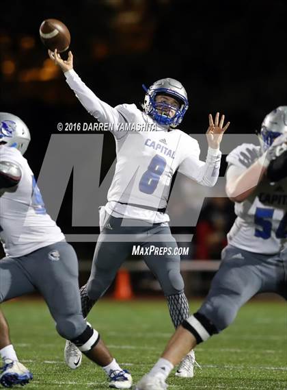 Thumbnail 1 in Capital Christian @ Bishop O'Dowd (CIF NorCal Regional Division 5-AA Final) photogallery.