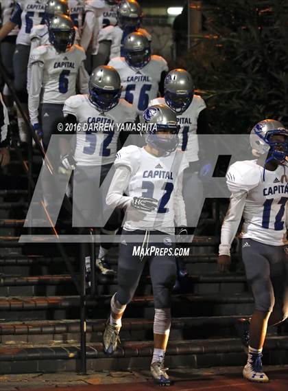 Thumbnail 1 in Capital Christian @ Bishop O'Dowd (CIF NorCal Regional Division 5-AA Final) photogallery.
