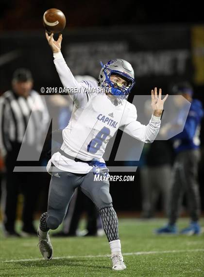 Thumbnail 3 in Capital Christian @ Bishop O'Dowd (CIF NorCal Regional Division 5-AA Final) photogallery.