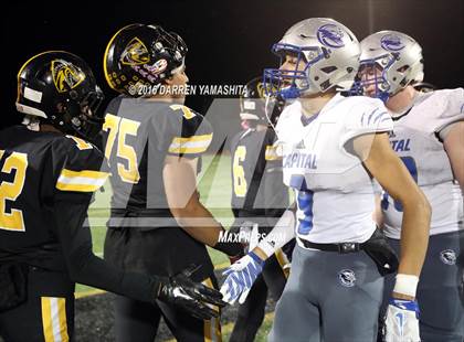 Thumbnail 2 in Capital Christian @ Bishop O'Dowd (CIF NorCal Regional Division 5-AA Final) photogallery.