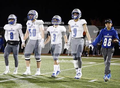 Thumbnail 2 in Capital Christian @ Bishop O'Dowd (CIF NorCal Regional Division 5-AA Final) photogallery.
