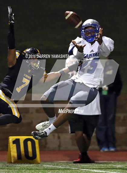 Thumbnail 1 in Capital Christian @ Bishop O'Dowd (CIF NorCal Regional Division 5-AA Final) photogallery.