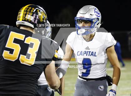 Thumbnail 3 in Capital Christian @ Bishop O'Dowd (CIF NorCal Regional Division 5-AA Final) photogallery.