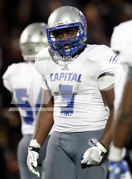 Thumbnail 1 in Capital Christian @ Bishop O'Dowd (CIF NorCal Regional Division 5-AA Final) photogallery.