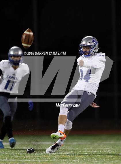 Thumbnail 3 in Capital Christian @ Bishop O'Dowd (CIF NorCal Regional Division 5-AA Final) photogallery.