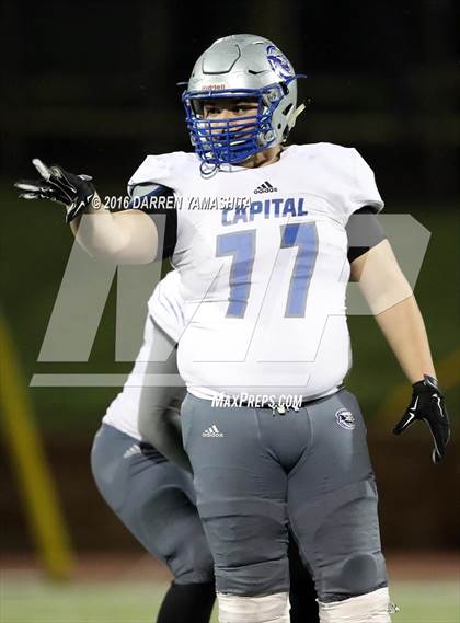Thumbnail 1 in Capital Christian @ Bishop O'Dowd (CIF NorCal Regional Division 5-AA Final) photogallery.