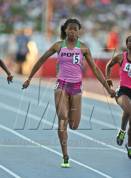 Thumbnail 1 in CIF State Track and Field (Girls 100m Dash) photogallery.