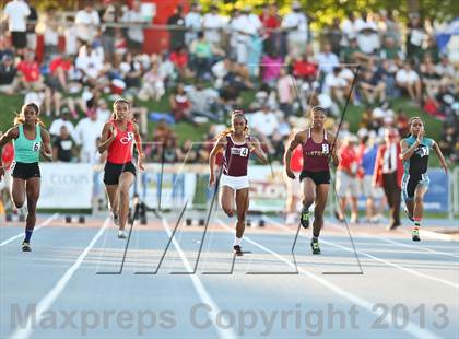 Thumbnail 3 in CIF State Track and Field (Girls 100m Dash) photogallery.