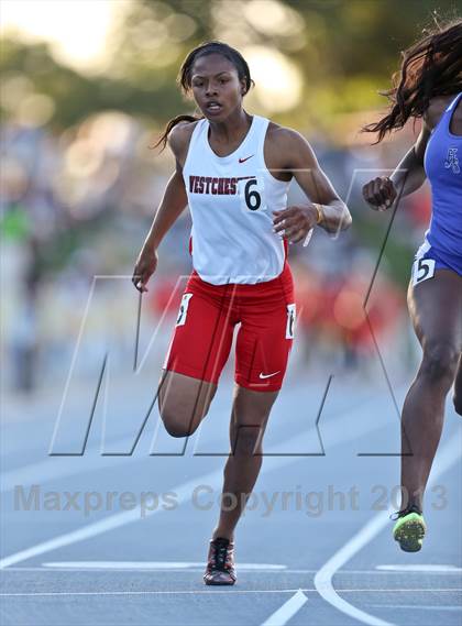 Thumbnail 3 in CIF State Track and Field (Girls 100m Dash) photogallery.