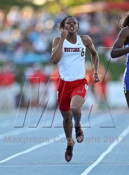 Thumbnail 1 in CIF State Track and Field (Girls 100m Dash) photogallery.