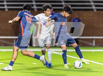 Thumbnail 3 in Seven Lakes vs. Fulshear (UIL 6A Soccer Bi-District Playoff) photogallery.
