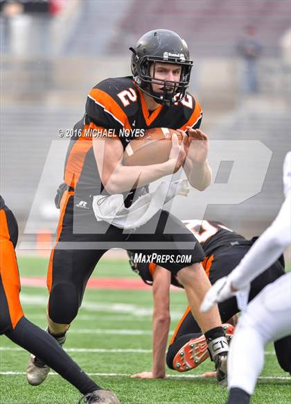 Thumbnail 2 in John F. Kennedy Catholic vs. Minster (OHSAA Division VII Final)  photogallery.