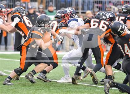 Thumbnail 1 in John F. Kennedy Catholic vs. Minster (OHSAA Division VII Final)  photogallery.