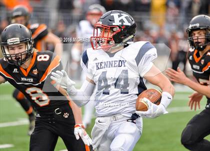 Thumbnail 2 in John F. Kennedy Catholic vs. Minster (OHSAA Division VII Final)  photogallery.