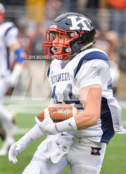 Thumbnail 1 in John F. Kennedy Catholic vs. Minster (OHSAA Division VII Final)  photogallery.